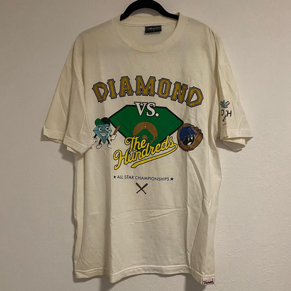 Diamond Supply Co. x The Hundreds Baseball T-Shirt // Size XL